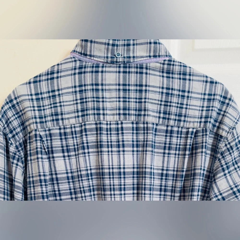 32 Bar Blues‎ 100% Cotton Multicolored Men’s XL Long Sleeve Button Down Shirt